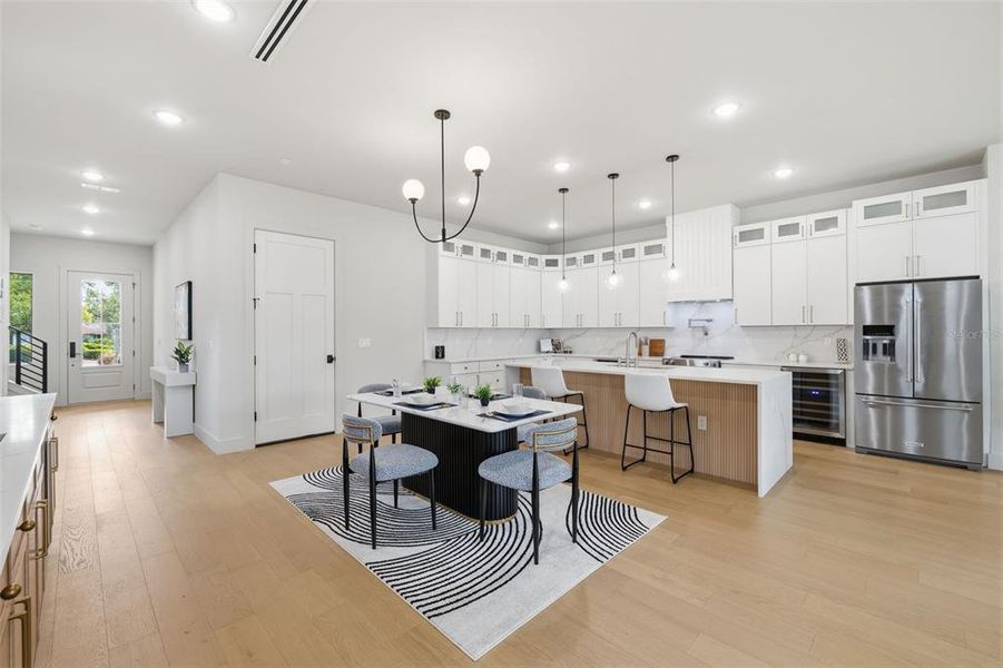 Furnished interior view inside a new home in , Tampa (Image 10).