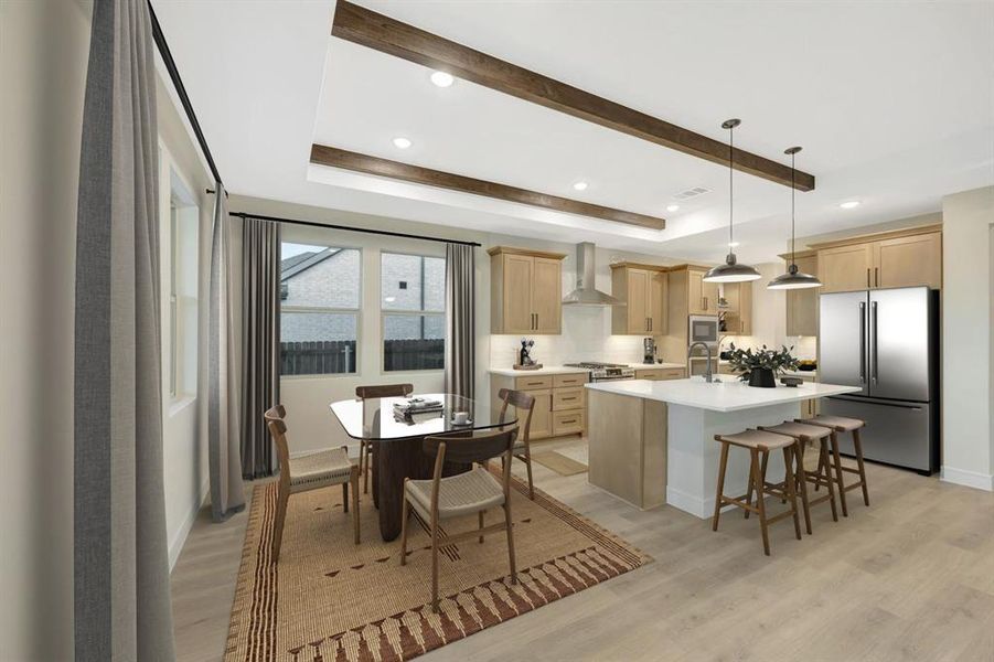 Furnished interior view inside a new home in Elevon, Lavon (Image 26).