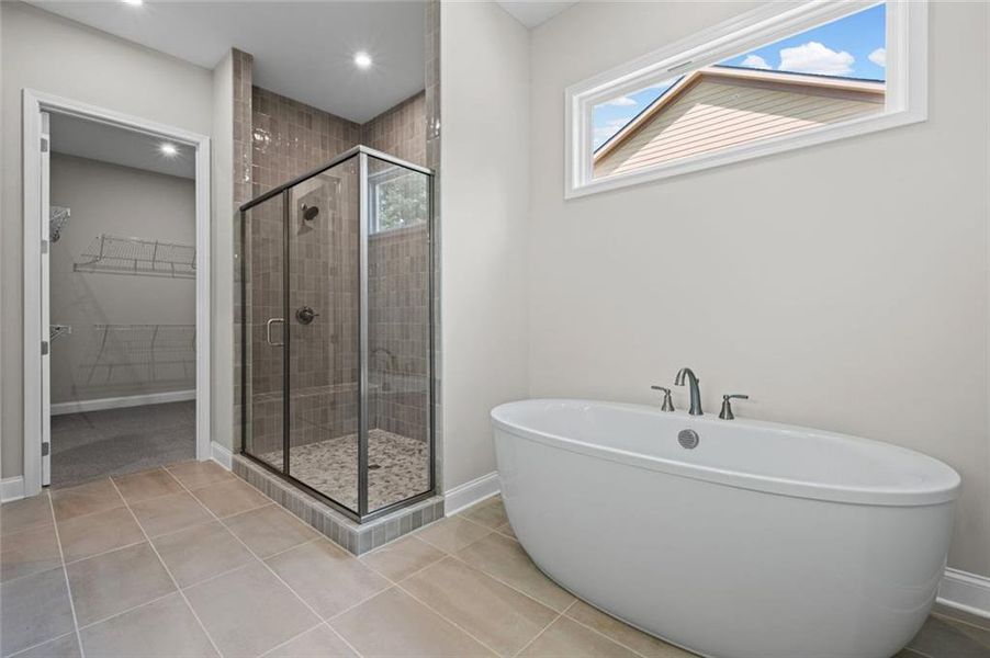 Furnished interior view inside a new home in Governor’s Preserve, Canton (Image 10).