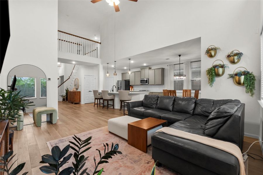 Furnished interior view inside a new home in The Commons at Sedona, League City (Image 38).