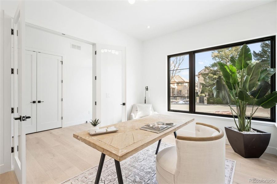 Furnished interior view inside a new home in , Denver (Image 39).