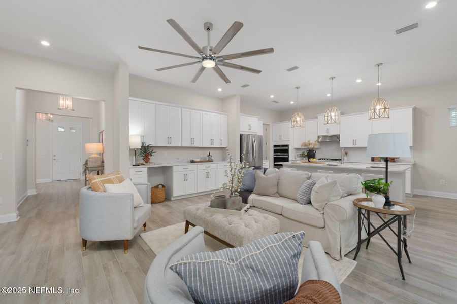 Furnished interior view inside a new home in , St. Johns (Image 24).