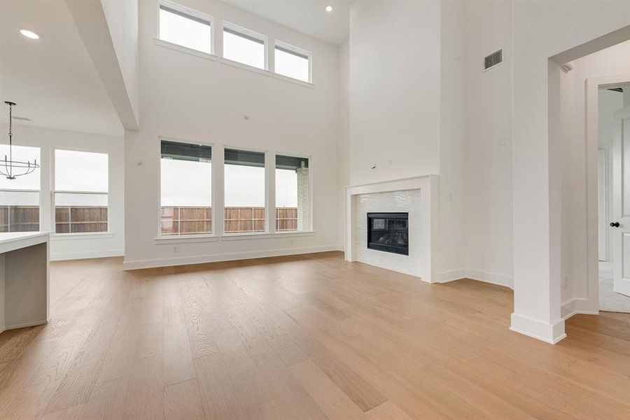 Spacious, unfurnished interior of a new home in The Homestead - 62', Rockwall (Image 19).