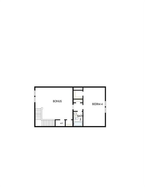 2D floor plan layout of this home in , Gainesville, GA (Image 3).