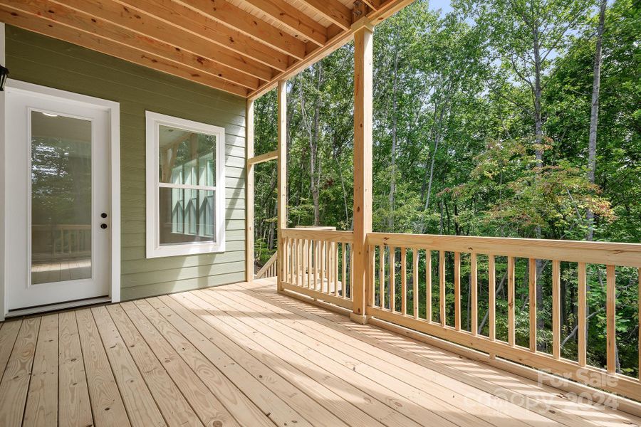 Back Deck from basement