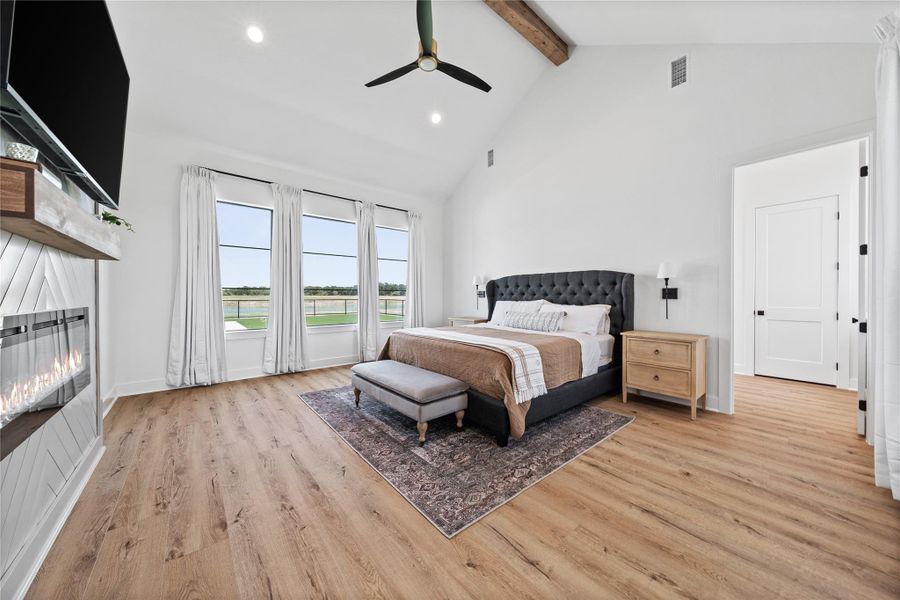 Furnished interior view inside a new home in , Dripping Springs (Image 12).