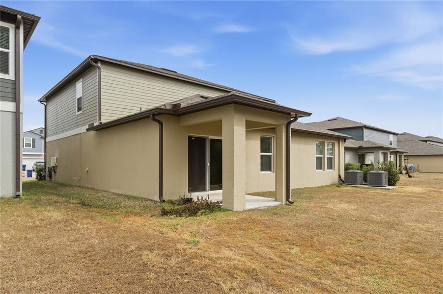 Exterior details and patio area of a home in Two Rivers, Zephyrhills (Image 3). Exterior details and patio area of a home in Two Rivers, Zephyrhills (Image 3).