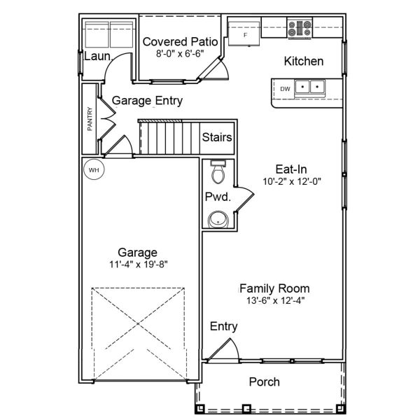 2D floor plan layout of this home in Cambridge Reserve, Angier, NC (Image 2). 2D floor plan layout of this home in Cambridge Reserve, Angier, NC (Image 2).