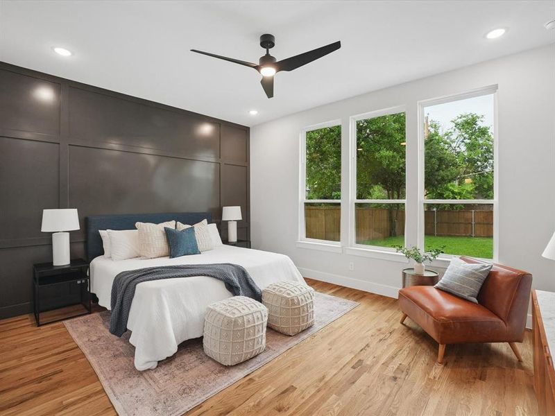 Furnished interior view inside a new home in , Dallas (Image 16).