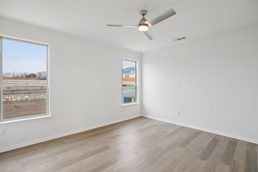 Spacious, unfurnished interior of a new home in Crosswinds, Kyle (Image 14). Spacious, unfurnished interior of a new home in Crosswinds, Kyle (Image 14).