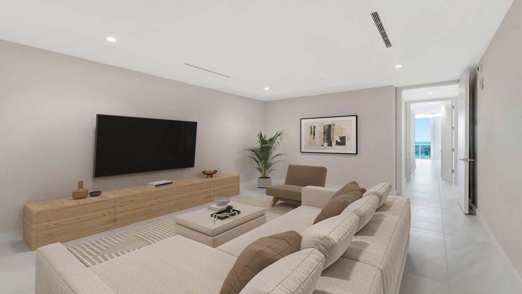 Furnished interior view inside a new home in Alina Residences, Boca Raton (Image 14).