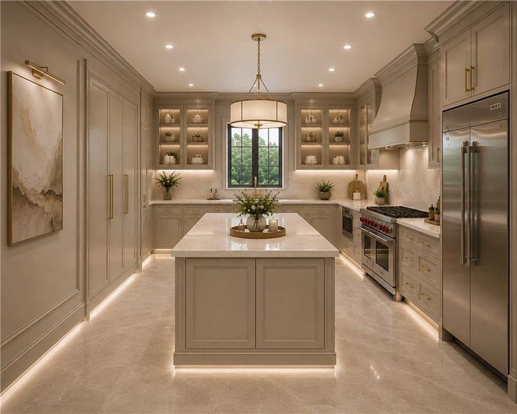 Furnished interior view inside a new home in , Alpharetta (Image 9).