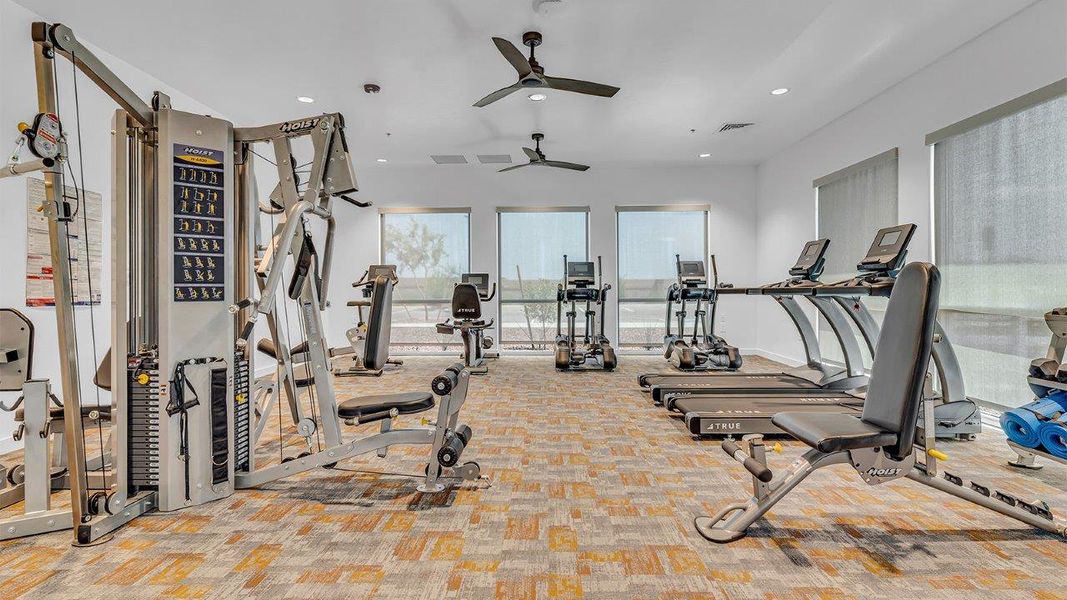 Furnished interior view inside a new home in Coronet at Gladden Farms, Marana (Image 9).