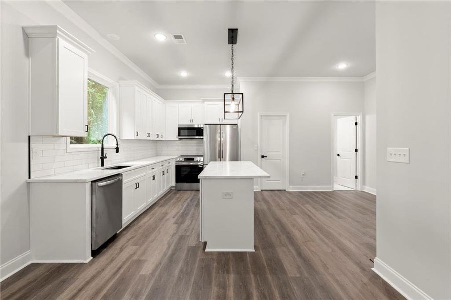 Furnished interior view inside a new home in , Stone Mountain (Image 9).