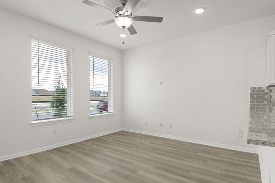 Spacious, unfurnished interior of a new home in Trace, San Marcos (Image 26). Spacious, unfurnished interior of a new home in Trace, San Marcos (Image 26).