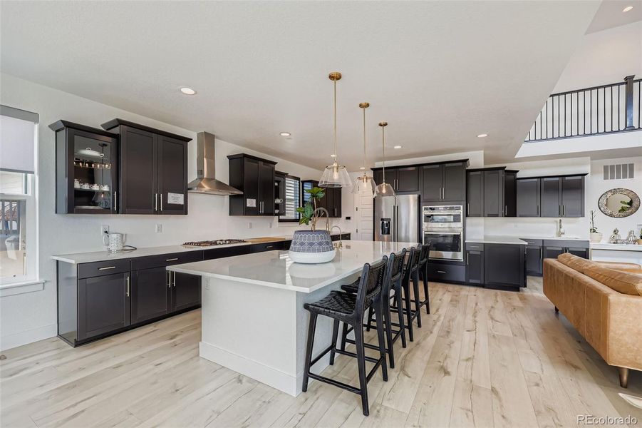 Furnished interior view inside a new home in , Castle Pines (Image 23).