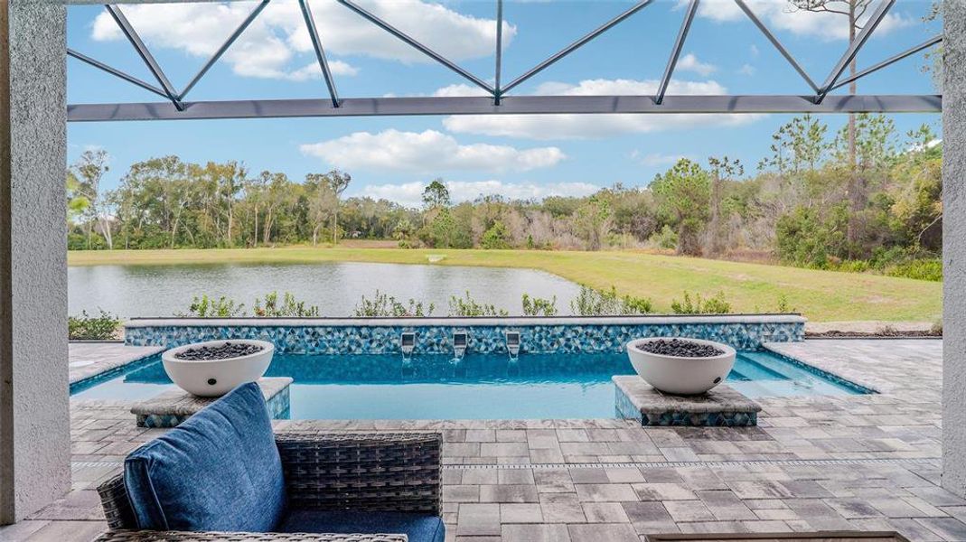 Exterior details and patio area of a home in Cresswind DeLand, Deland (Image 3). Exterior details and patio area of a home in Cresswind DeLand, Deland (Image 3).