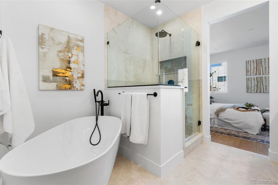 Furnished interior view inside a new home in , Denver (Image 40).