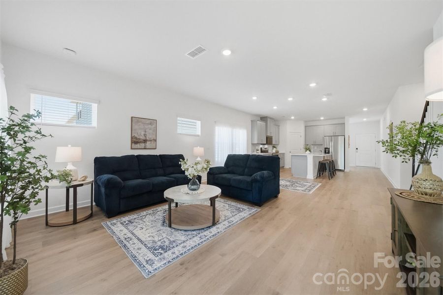 Furnished interior view inside a new home in , Newton (Image 11).