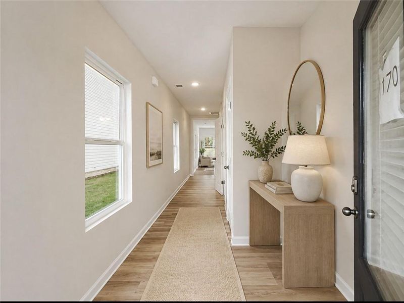 Furnished interior view inside a new home in Neely Farm, Covington (Image 16). Furnished interior view inside a new home in Neely Farm, Covington (Image 16).