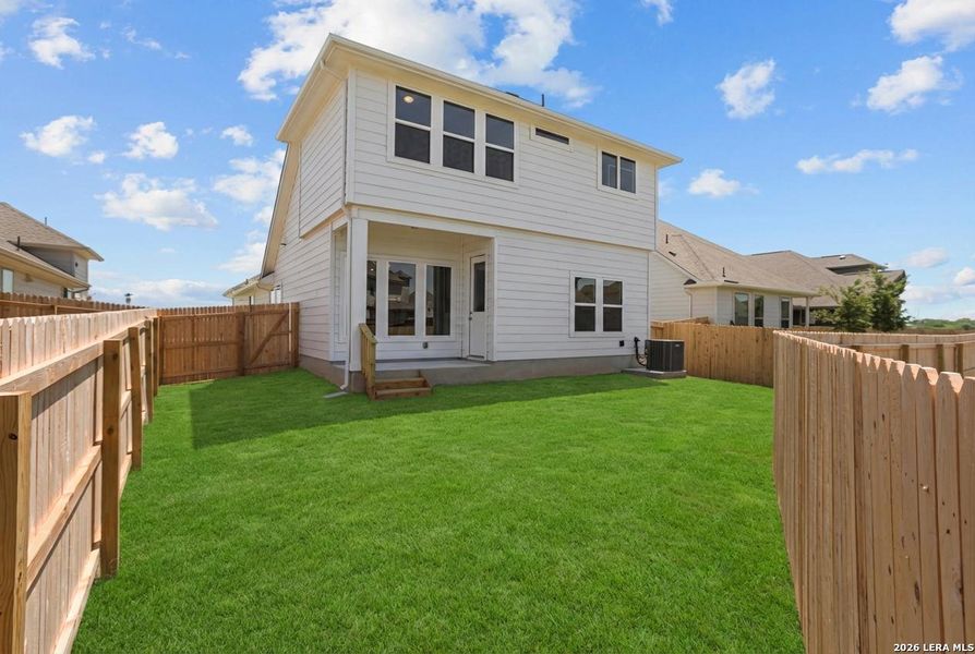 Exterior details and patio area of a home in Rhine Valley, Schertz (Image 3).