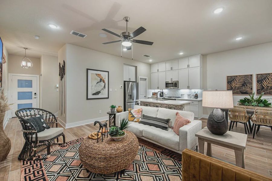 Representative furnished interior of a home built from the Apollo by Chesmar Homes in Rose Hill, Marion (Image 17).