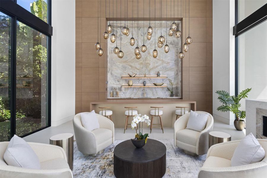 Furnished interior view inside a new home in , Fort Lauderdale (Image 69).