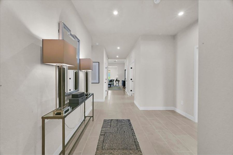 Furnished interior view inside a new home in Lost Tree Preserve, Vero Beach (Image 9).