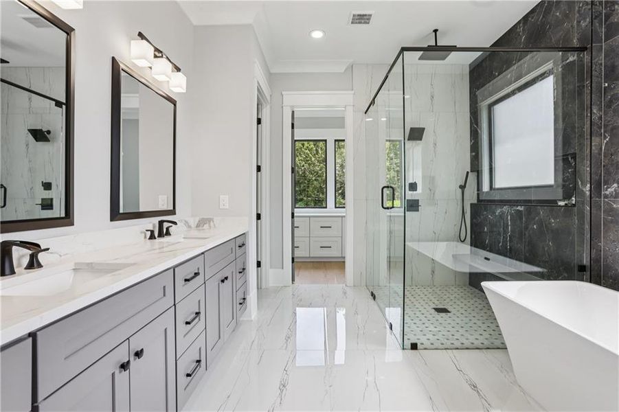 Furnished interior view inside a new home in , Braselton (Image 11).