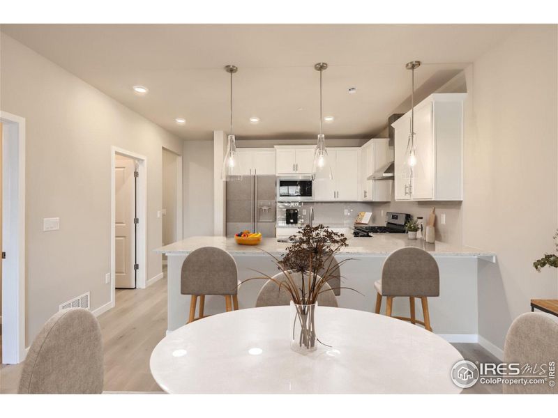 Kitchen and dining room Kitchen and dining room