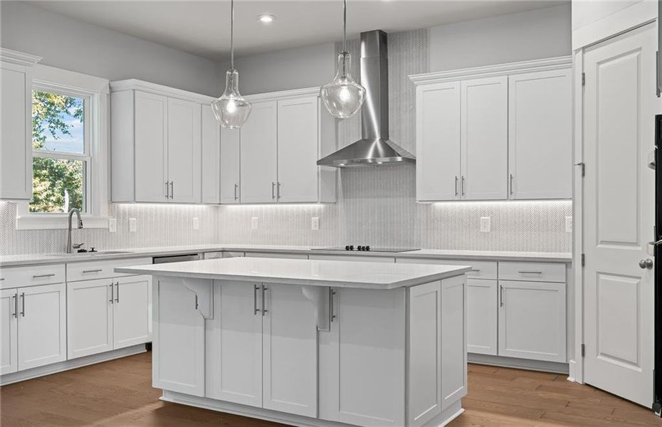 Furnished interior view inside a new home in Traditions of Braselton, Jefferson (Image 10).