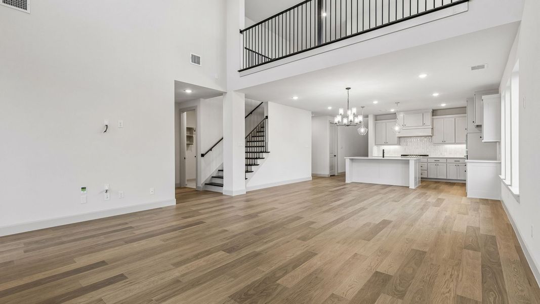 Representative unfurnished interior of a home built from the Toulouse II by Normandy Homes in Rainwater Crossing, Celina (Image 23).