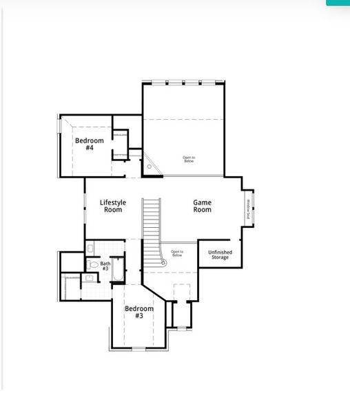2D floor plan layout for the 222 Plan by Highland Homes in Briggs Ranch, San Antonio, TX (Image 22). 2D floor plan layout for the 222 Plan by Highland Homes in Briggs Ranch, San Antonio, TX (Image 22).