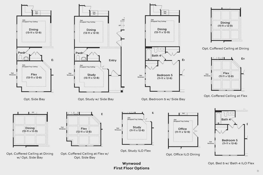 2D floor plan layout for the Wynwood by DRB Homes in Reserve at Crowthorne, Zebulon, NC (Image 5). 2D floor plan layout for the Wynwood by DRB Homes in Reserve at Crowthorne, Zebulon, NC (Image 5).