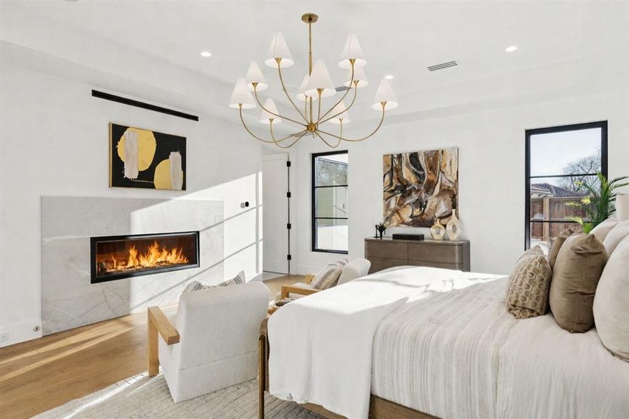 Furnished interior view inside a new home in , Dallas (Image 8).