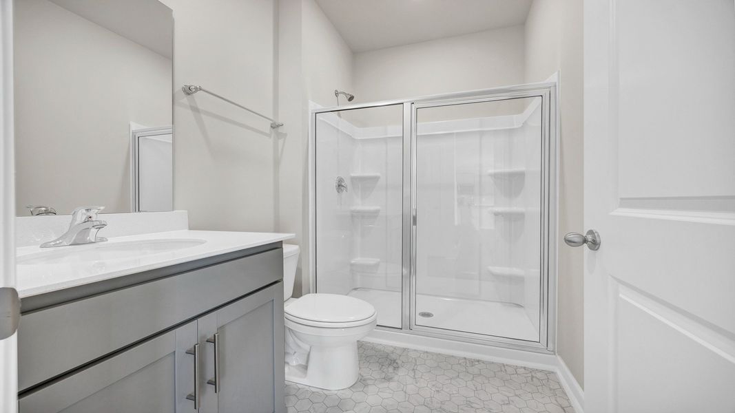 Representative furnished interior of a home built from the HAYDEN by D.R. Horton in Leatherstone, Blythewood (Image 9).