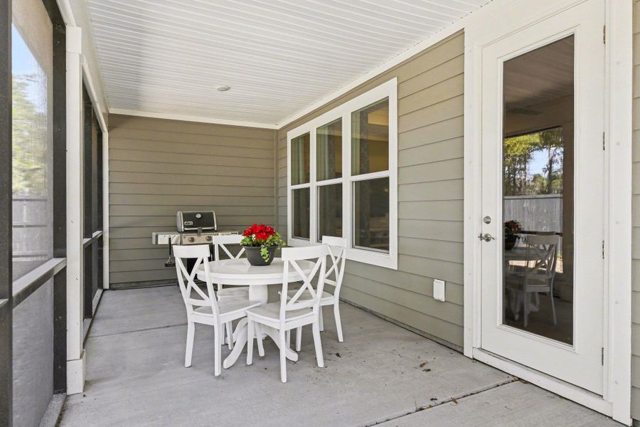 Exterior details and patio area of a home in , Johns Island (Image 26).