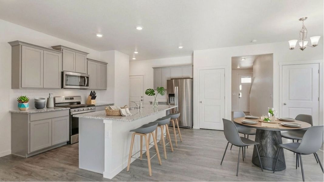 Furnished interior view inside a new home in Granary, Johnstown (Image 4).