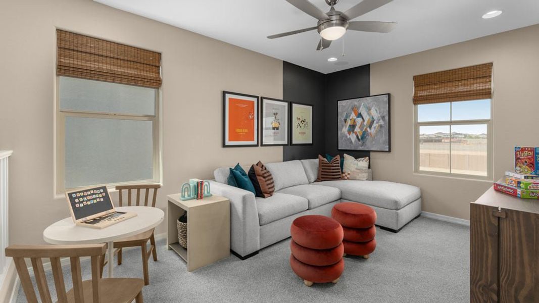 Furnished interior view inside a new home in Artisan at Asante, Surprise (Image 5).