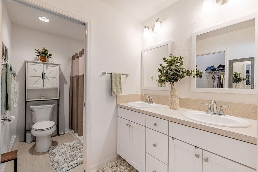 Furnished interior view inside a new home in , The Villages (Image 11).