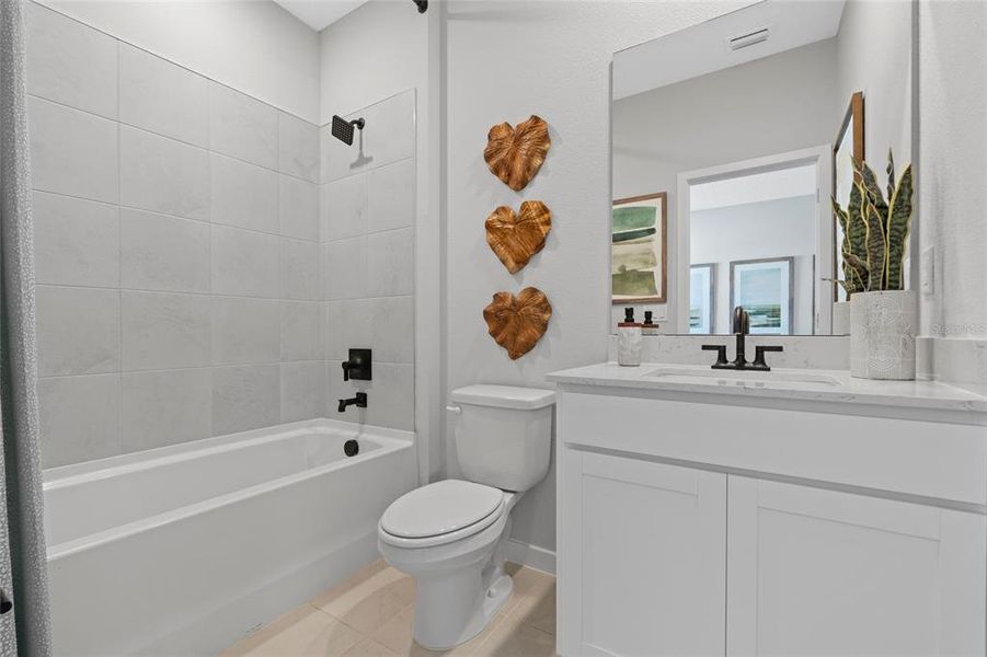 Furnished interior view inside a new home in Reserve East, Flagler Beach (Image 20).