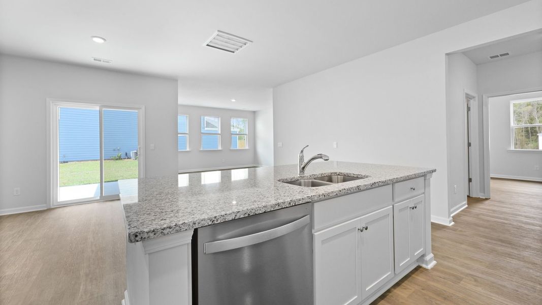 Representative furnished interior of a home built from the ARCHER-EXP by D.R. Horton in Lakeview at Kitfield, Moncks Corner (Image 7).