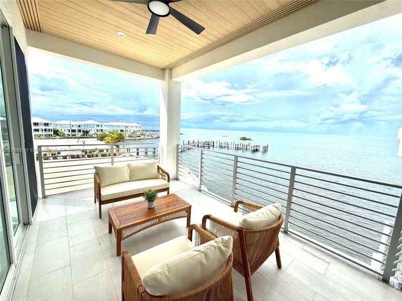 Exterior details and patio area of a home in , Marathon (Image 1). Exterior details and patio area of a home in , Marathon (Image 1).