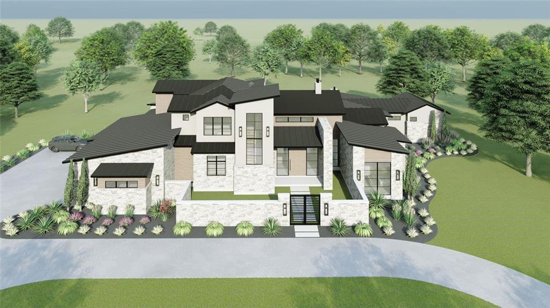 Front exterior of a new home in , Argyle, TX, highlighting curb appeal (Image 10).