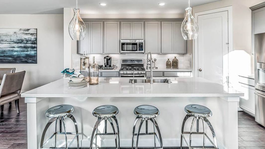 Furnished interior view inside a new home in Avalon at Cypress, Cypress (Image 6).