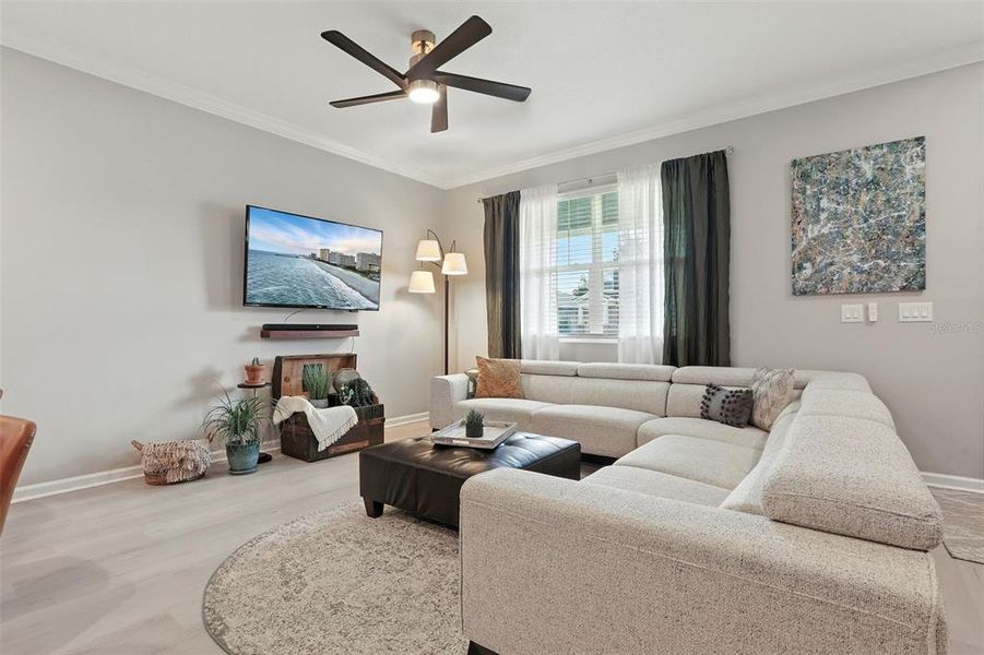 Furnished interior view inside a new home in Waterbrooke, Clermont (Image 18). Furnished interior view inside a new home in Waterbrooke, Clermont (Image 18).