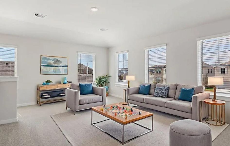 Photo is not of the actual home, but is an inspirational photo of builder’s model home and may depict options, furnishings, and/or decorator features that are not included Photo is not of the actual home, but is an inspirational photo of builder’s model home and may depict options, furnishings, and/or decorator features that are not included