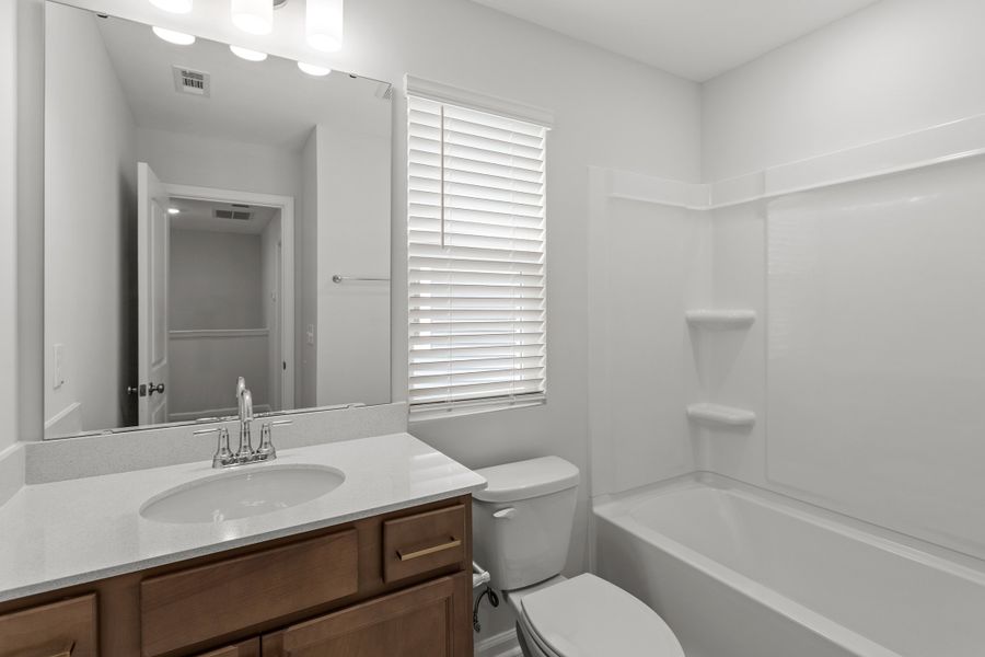 Furnished interior view inside a new home in Renaissance at White Oak, Garner (Image 16). Furnished interior view inside a new home in Renaissance at White Oak, Garner (Image 16).