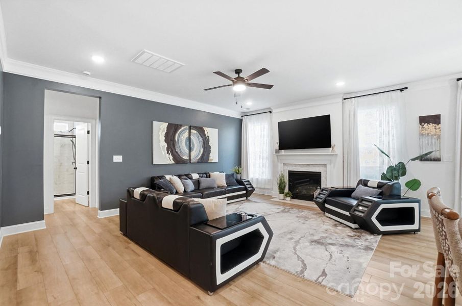 Furnished interior view inside a new home in Summerlin, Mooresville (Image 14).
