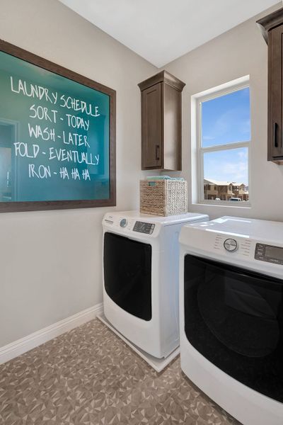 Laundry | Chartreuse | Greenpointe at Eastmark | New homes in Mesa, Arizona | Landsea Homes